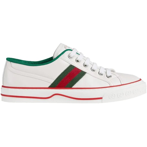 Gucci Women’s Tennis 1977 Leather Trainers Sneakers In White
